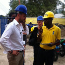 Kronprins Haakon besøkte Haiti for UNDP høsten 2012. Formålet var blant annet å se prosjekter knyttet til gjenoppbyggingen av lokalsamfunn etter det store jordskjelvet som rammet Haiti i januar 2010. (Foto: Det kongelige hoff)